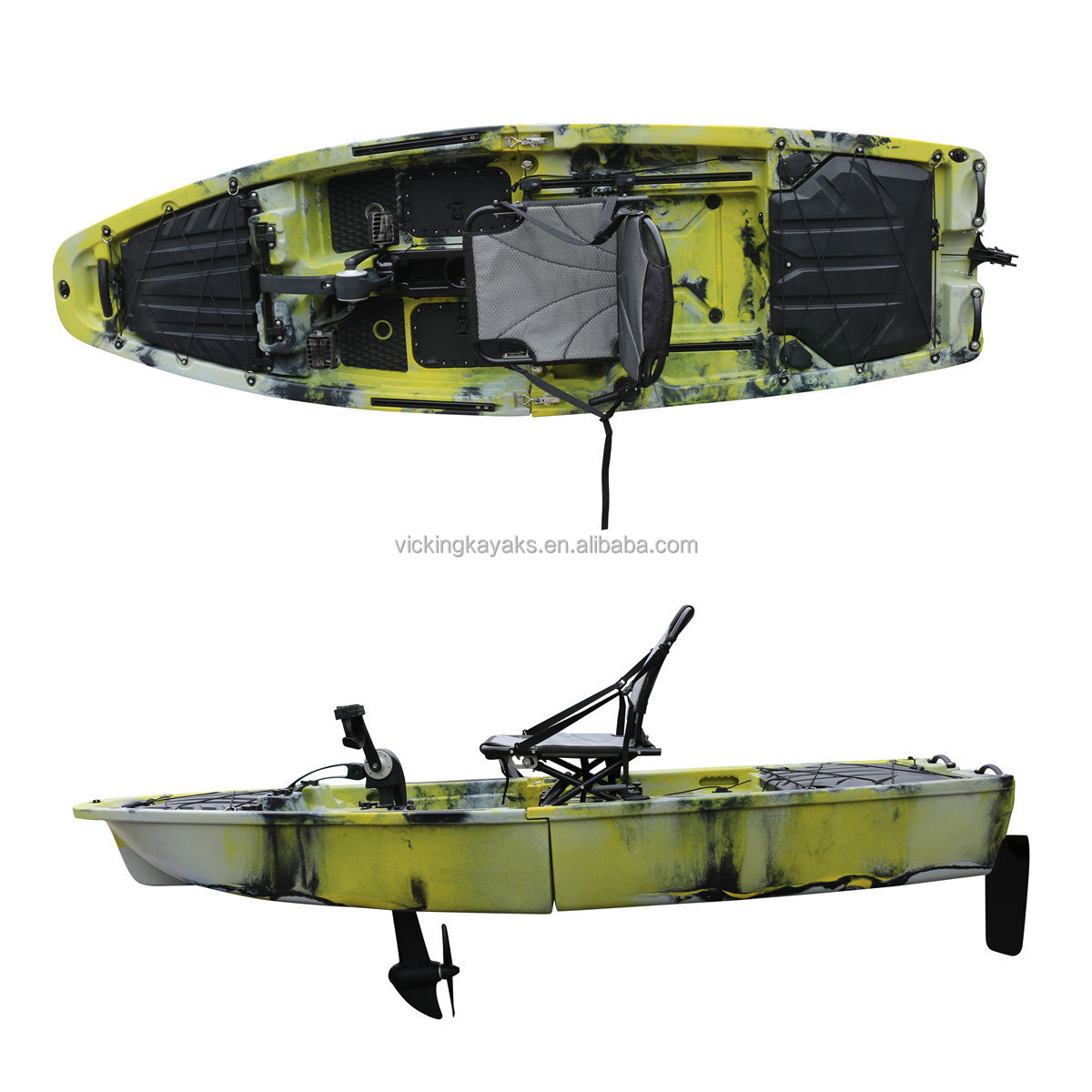 Fishing Boat Seat - Modułowy kajak wędkarski z napędem na