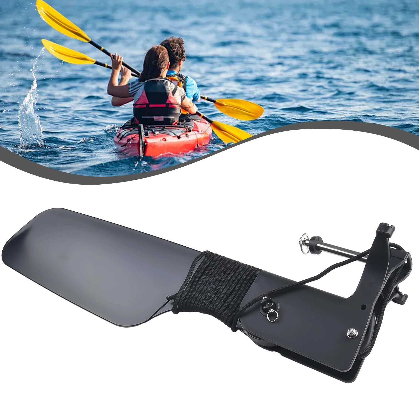 Fishing Boat Steering Wheel - Kormidło do kajaka z dużym ogonem