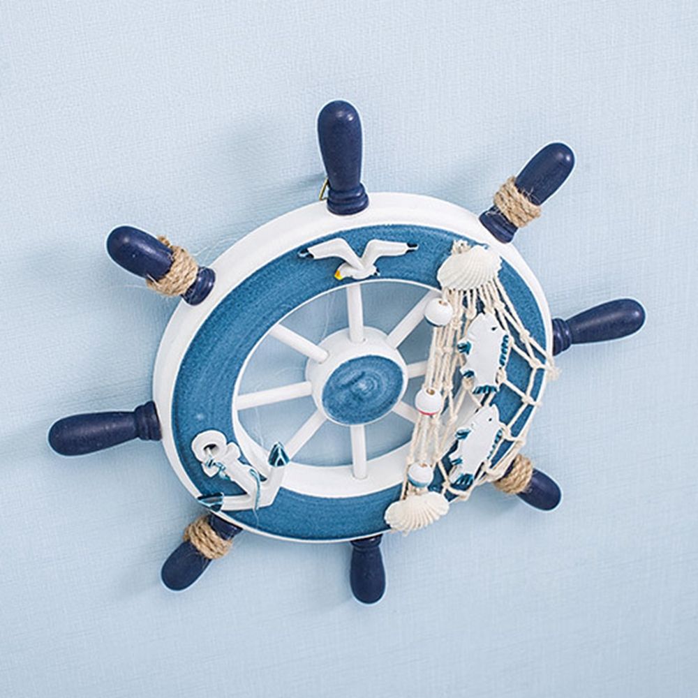 Dekoracja w stylu vintage: 9-c – Fishing Boat Steering Wheel recenzja i cena